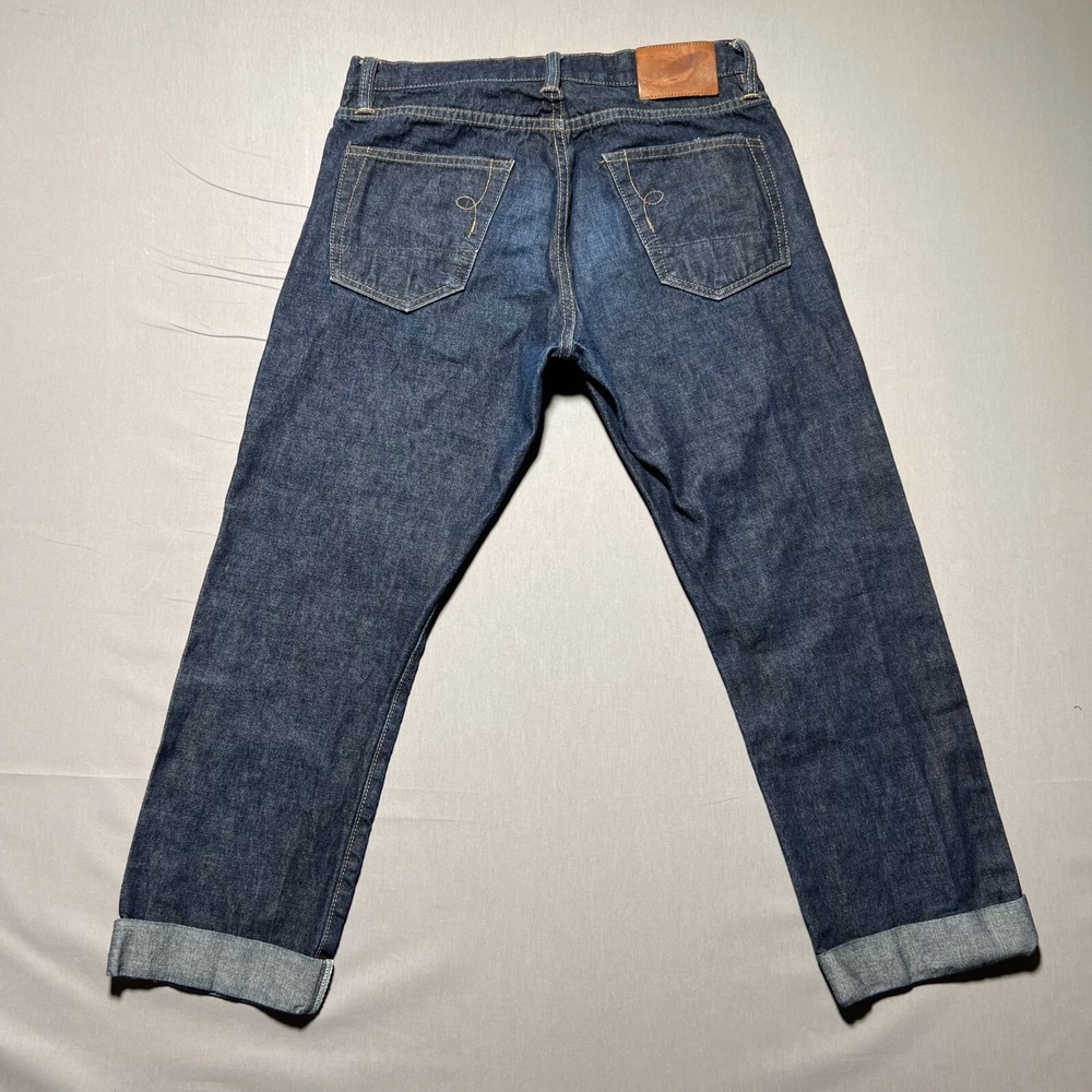 Rogue Territory Mens Blue Denim Stanton Mid Rise Slim Button Fly Jeans Size 30 - Picture 2 of 16